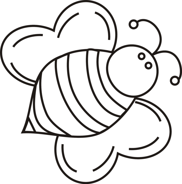 Bee Coloring Pages
