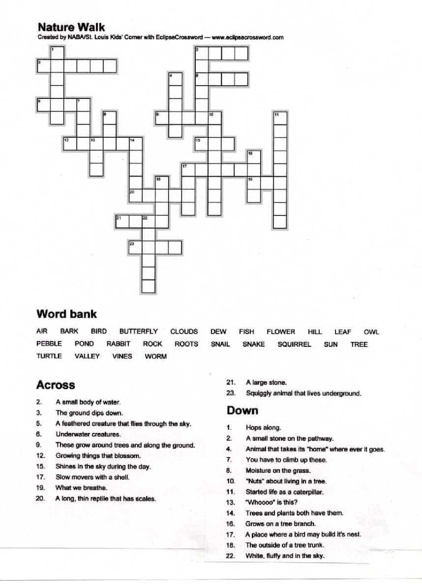 Easy Crossword Puzzles