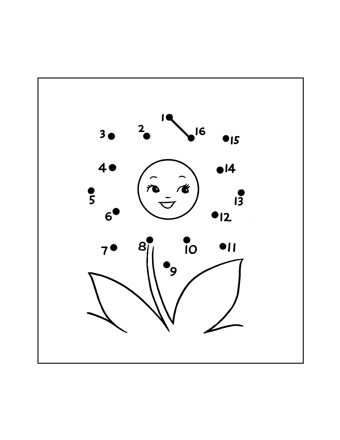 Easy Dot To Dot Printable