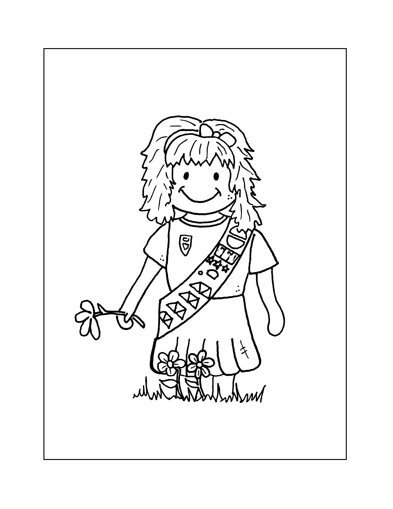 Girl Scout Coloring Pages