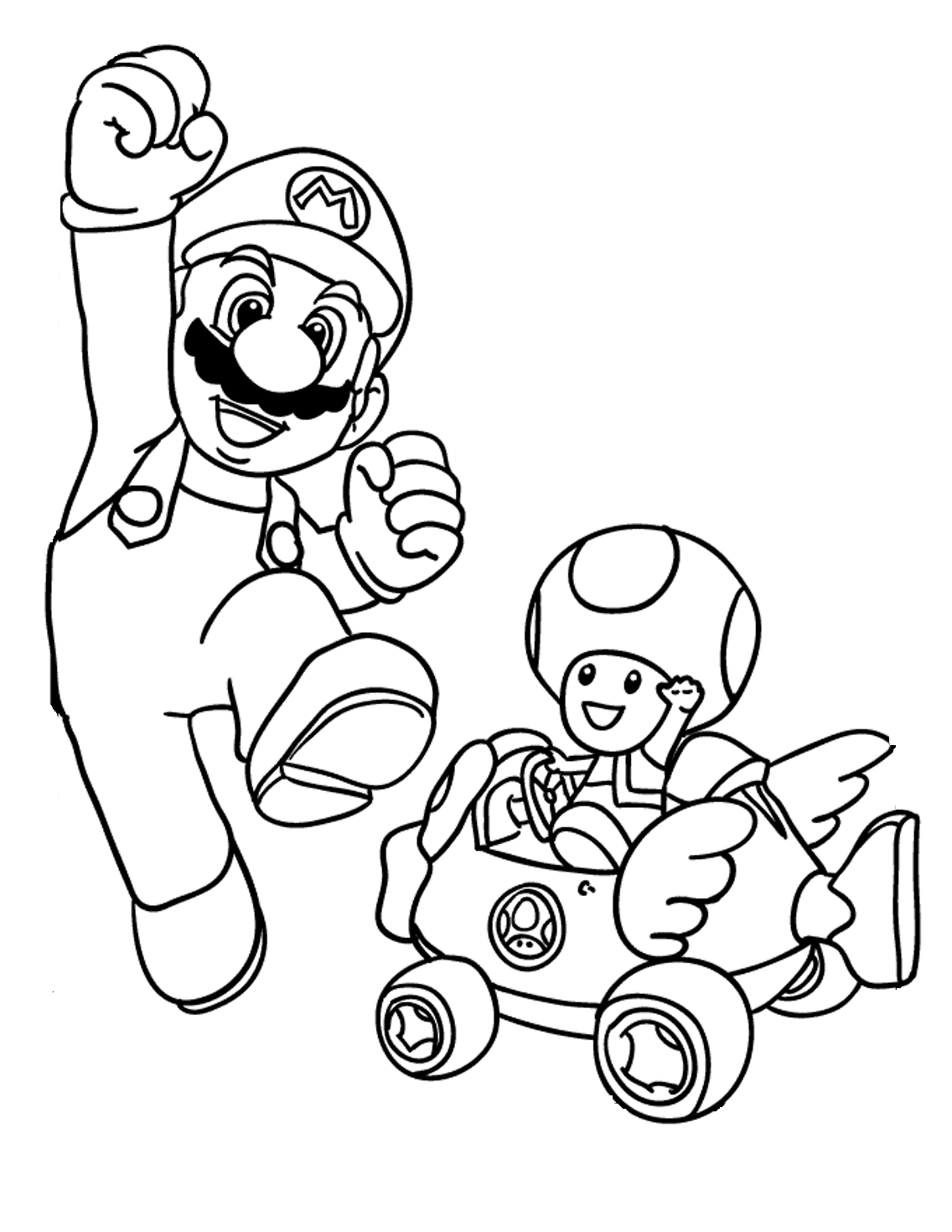 Mario Coloring Pages