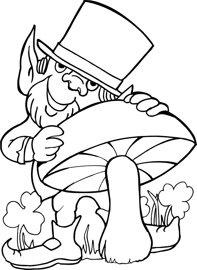 St Patricks Day Coloring Page Printables