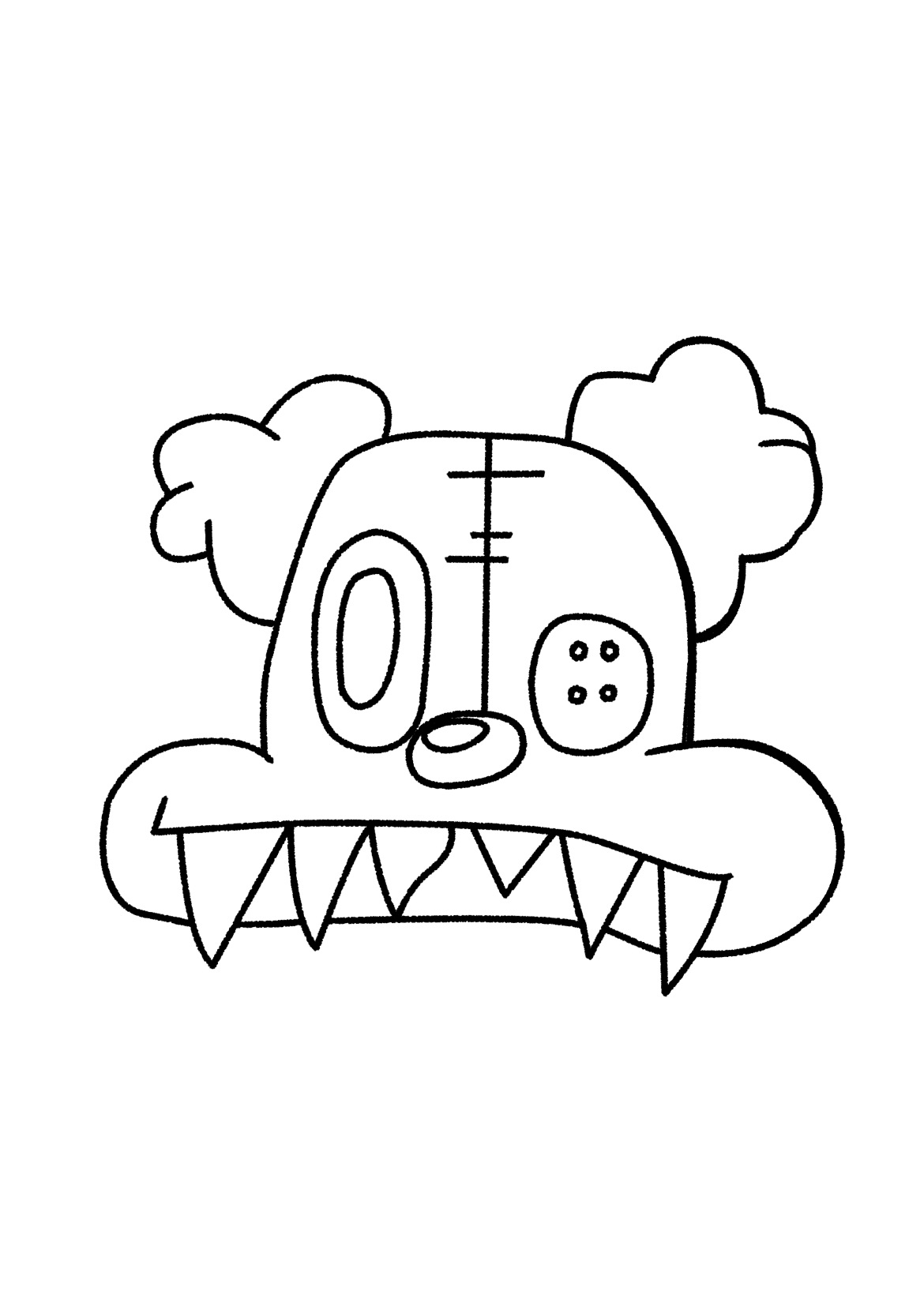 Teddy Beast Growl Animated Gif
