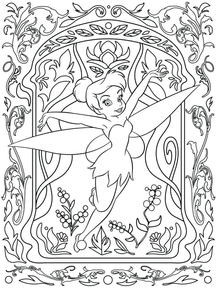 Tinkerbell Disney Coloring Page